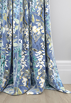 Wisteria, Marine - Made to Measure Curtains